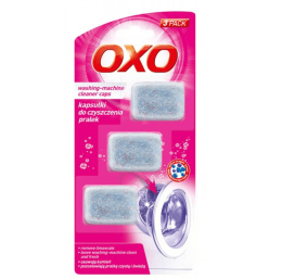 Cleox Tabletki kapsułki do czyszczenia pralki 3szt
