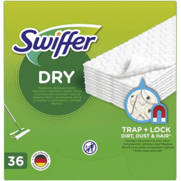 Swiffer DRY Suche wkłady do mopa, zapas, ściereczki do podłóg op. 36 szt DE