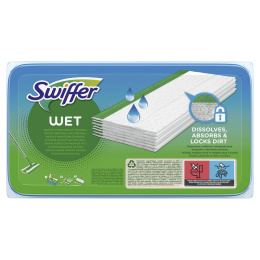 Swiffer WET mokre wkłady do mopa, zapas, ściereczki do podłóg op. 20 szt DE